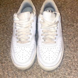 Nike all white low top. Amazing condition.